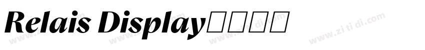 Relais Display字体转换